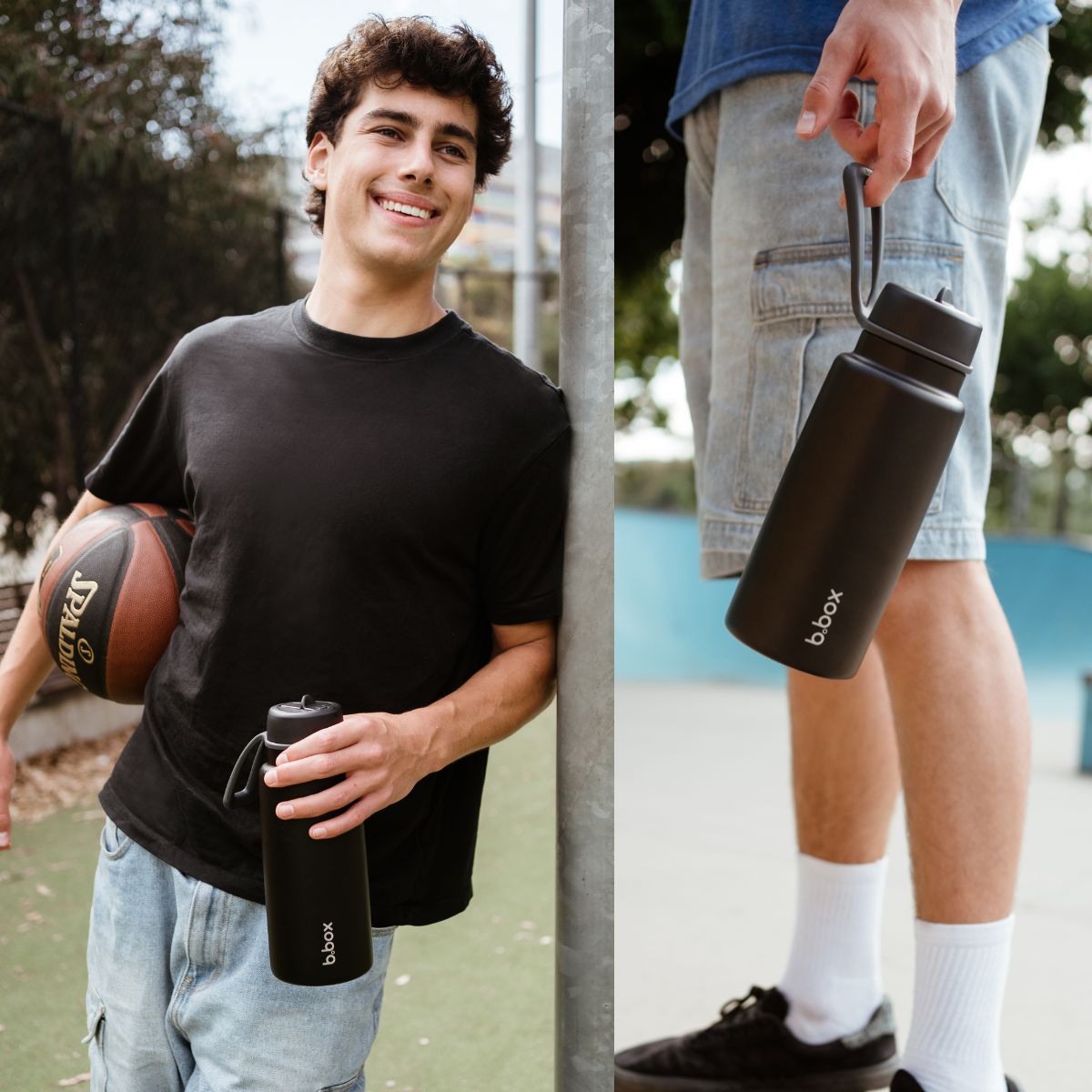 1L Insulated Flip Top Bottle - deep space