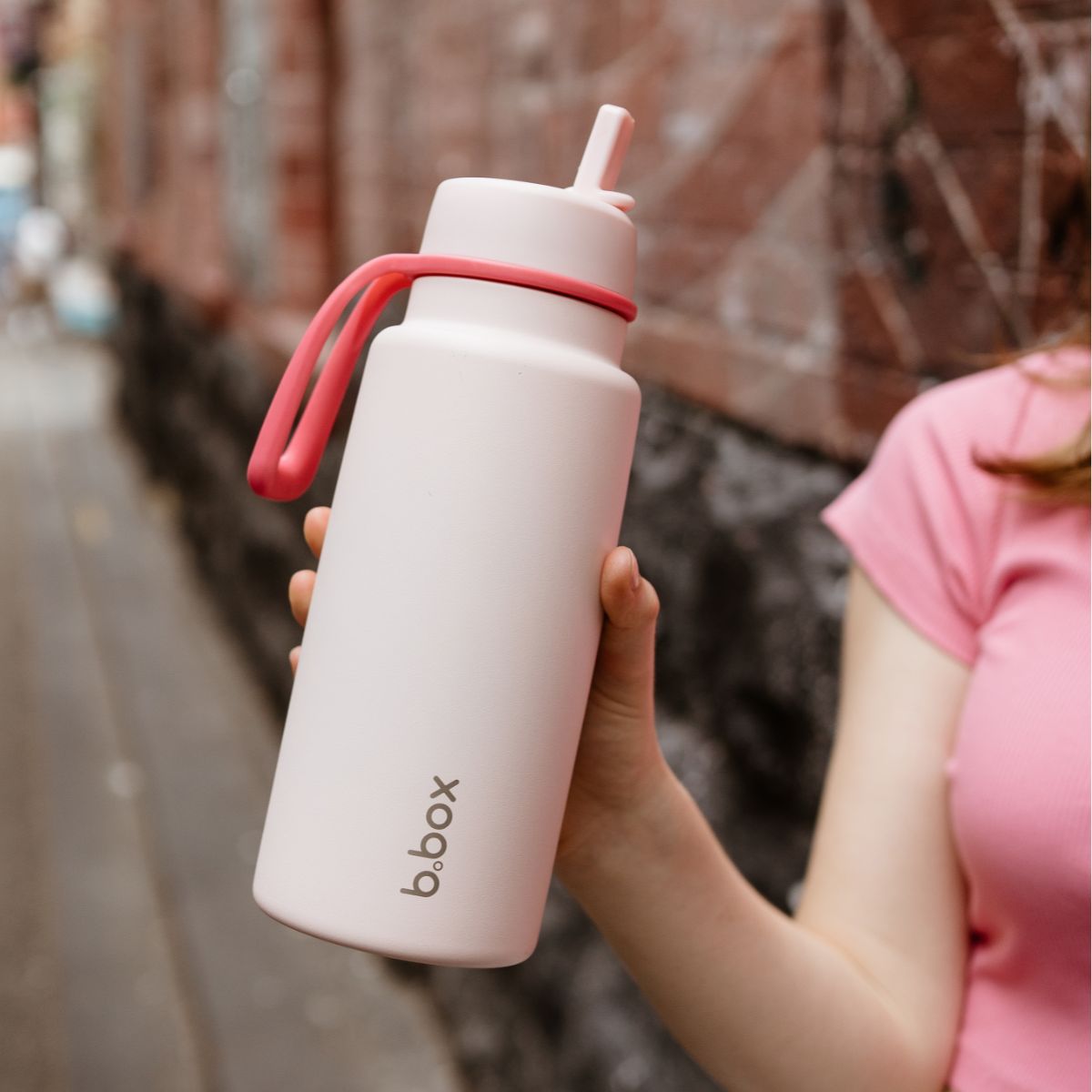 1L Insulated Flip Top Bottle - pink paradise