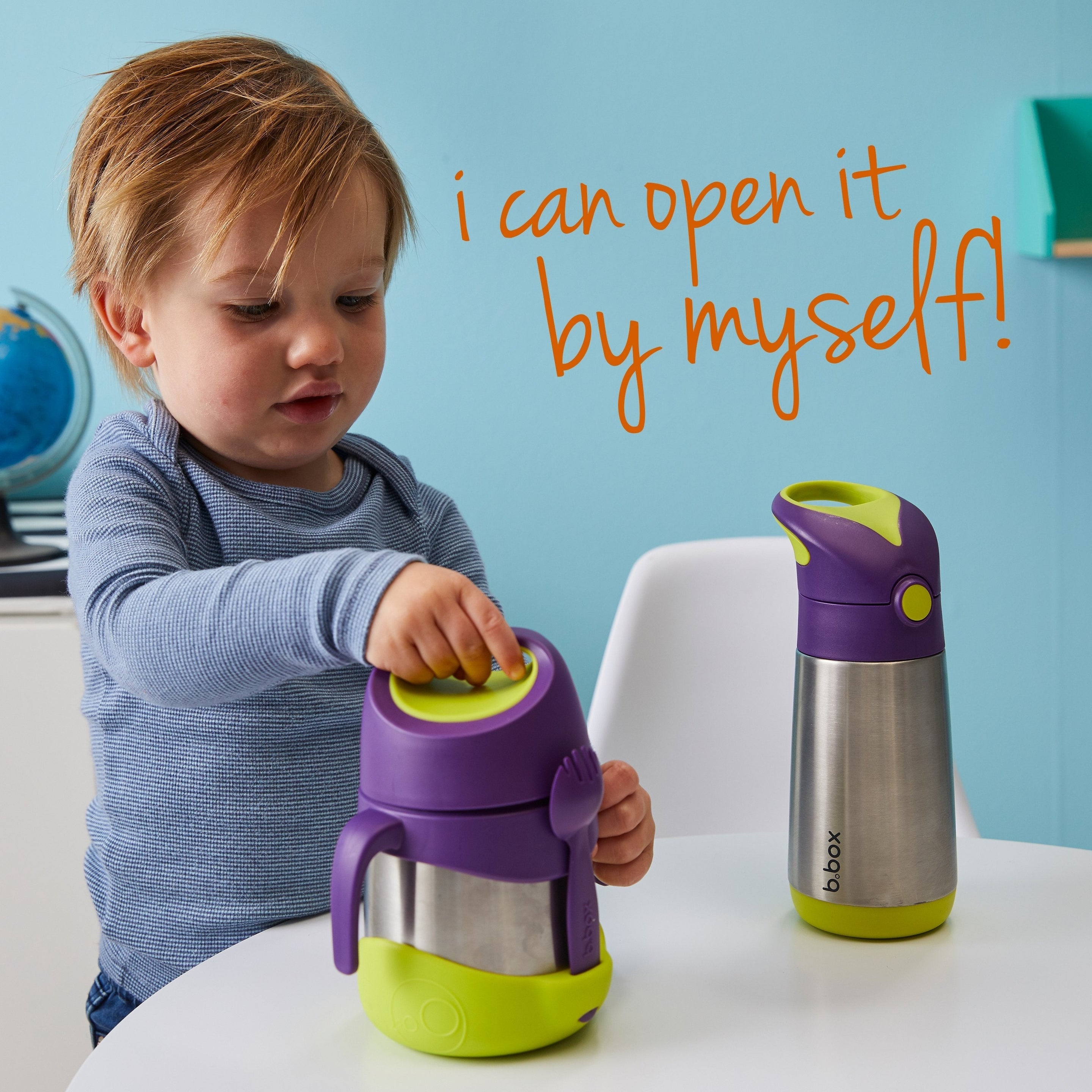 insulated food jar - ocean breeze - b.box for kids