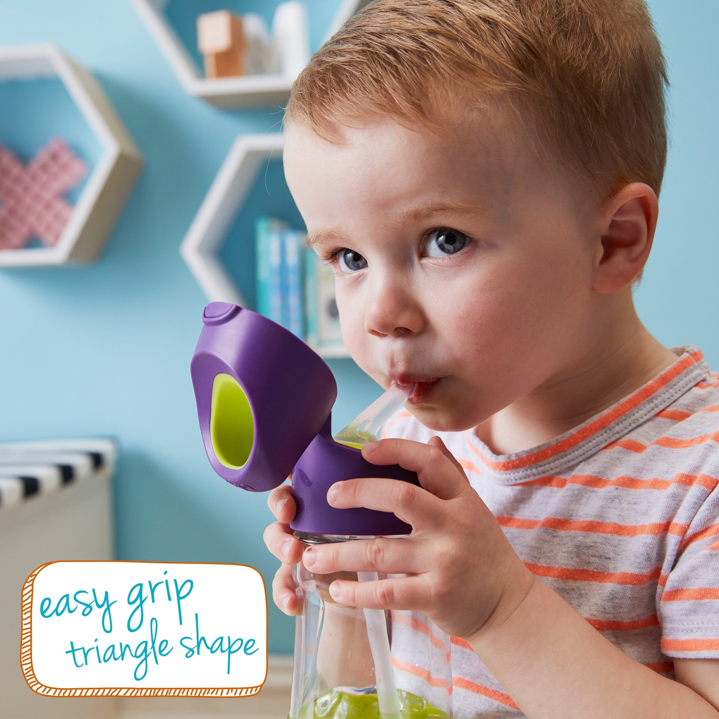 tritan™ drink bottle 450ml - lilac pop - b.box for kids