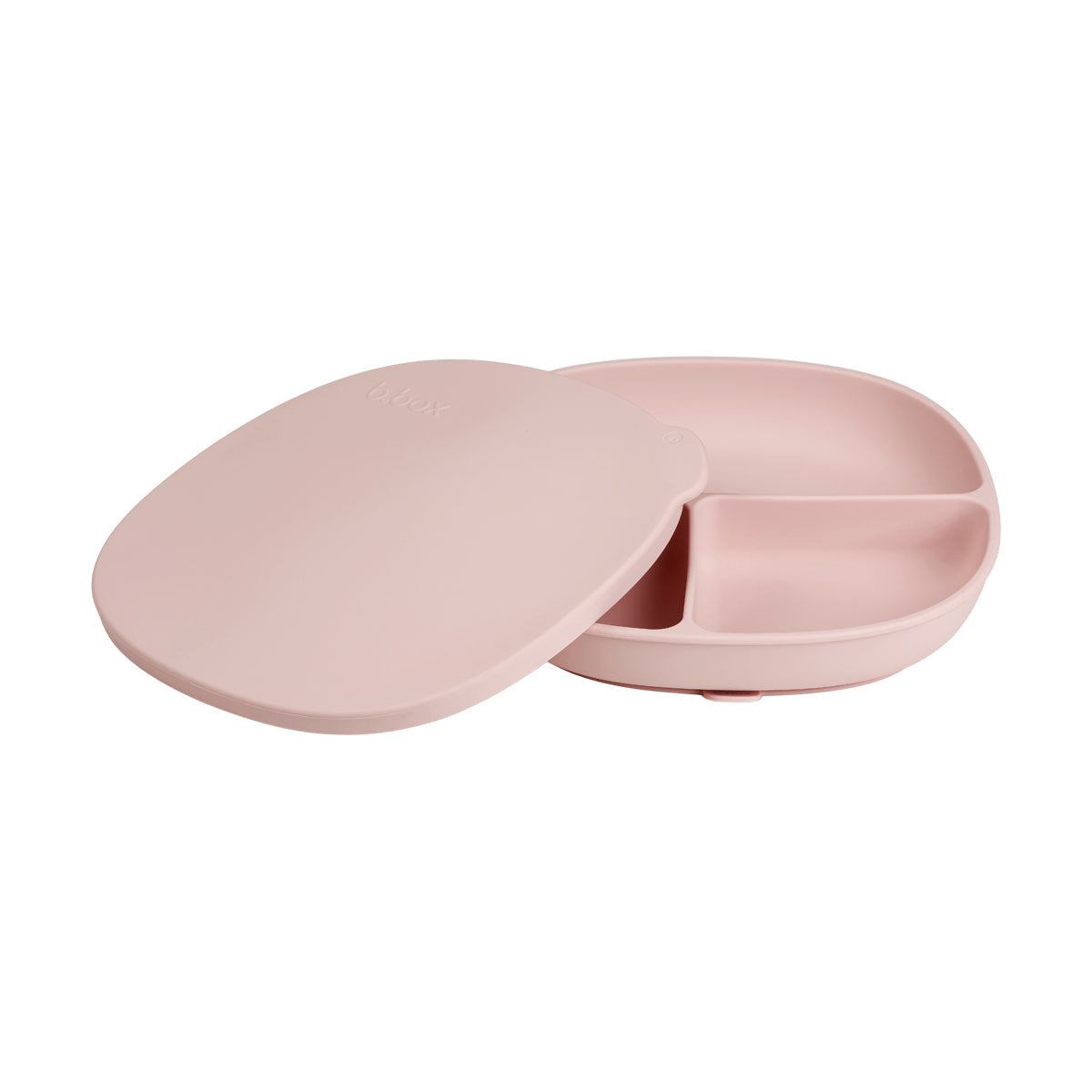 Silicone Plate + Lid - blush