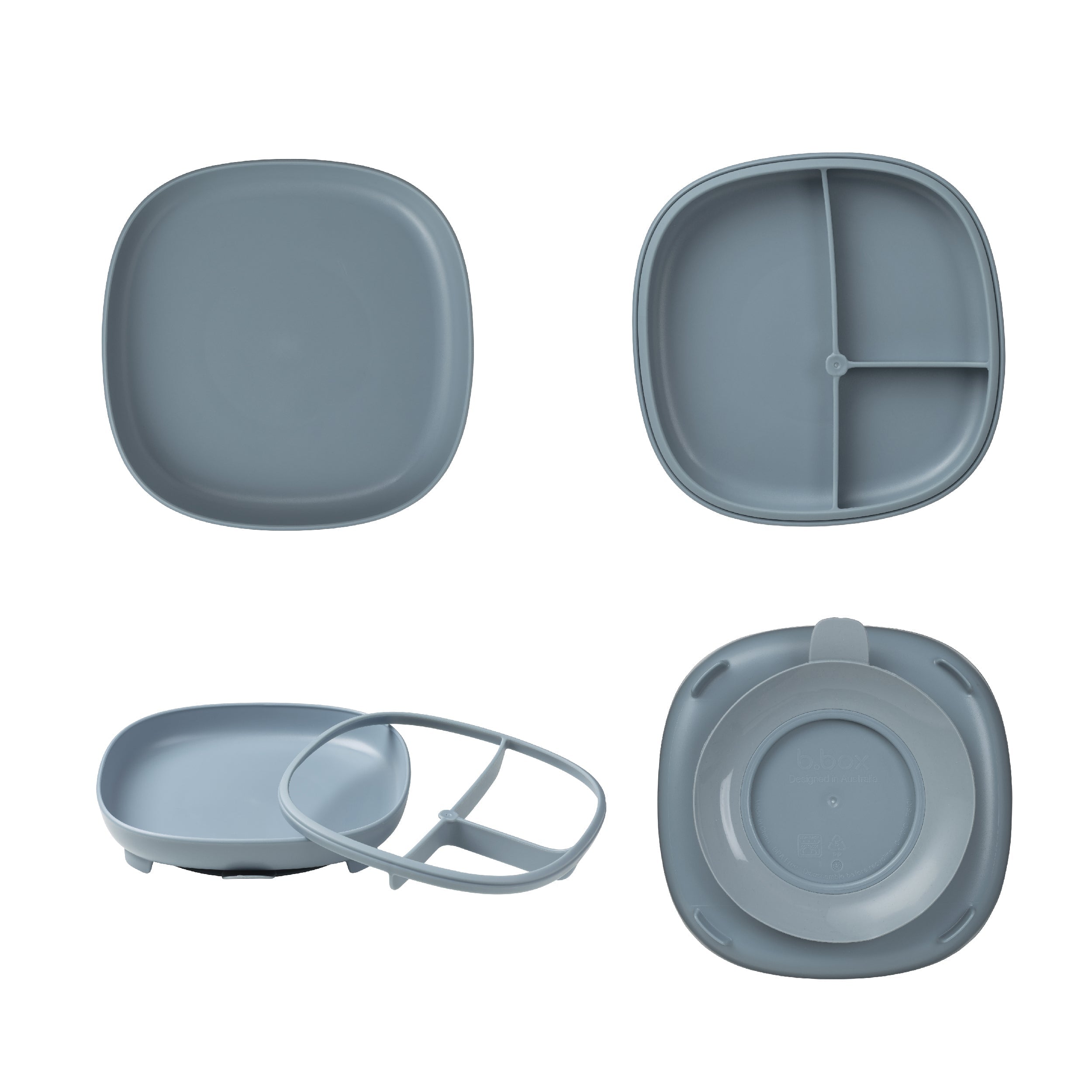 2 in 1 Suction Plate - ocean