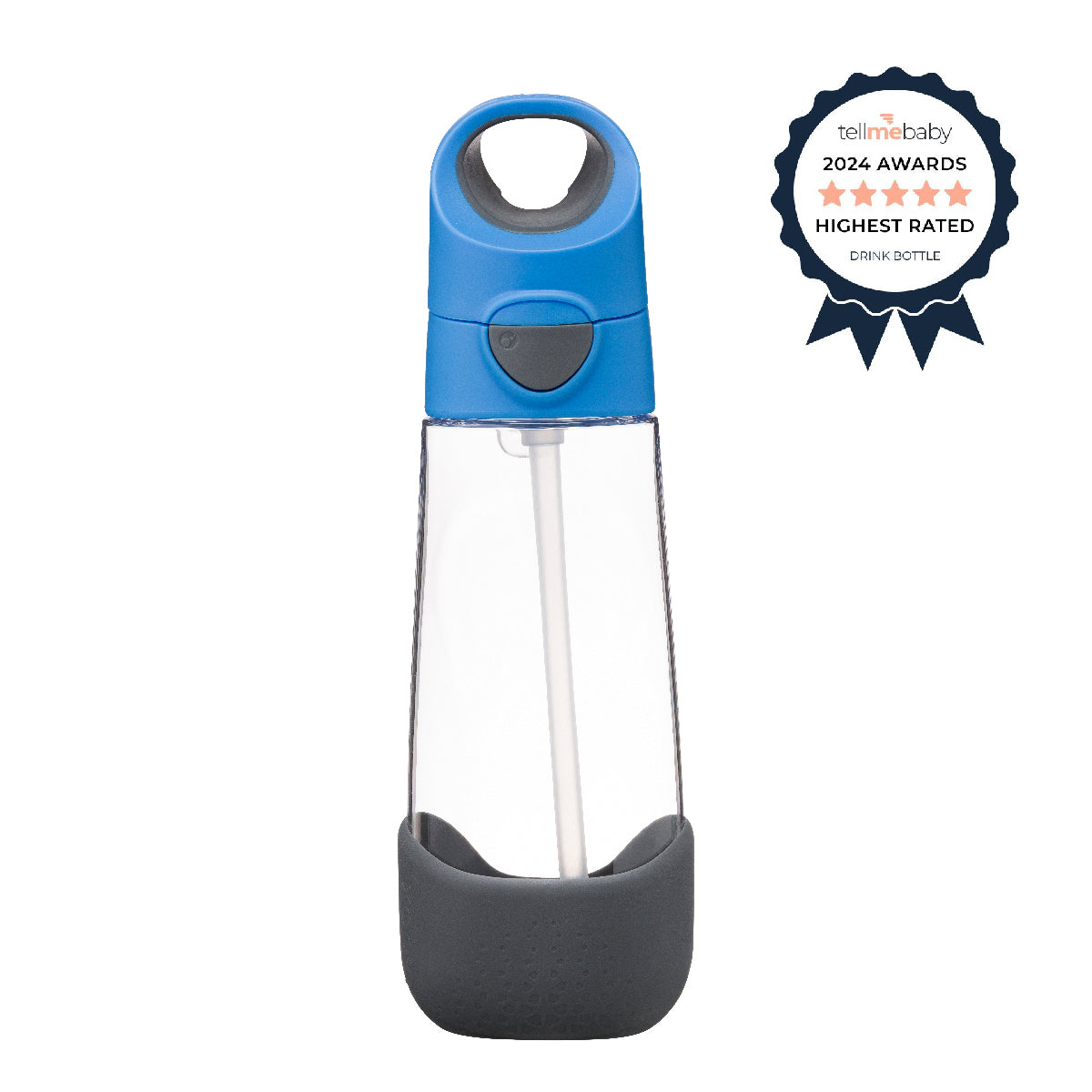 600ml Tritan Drink Bottle - blue slate