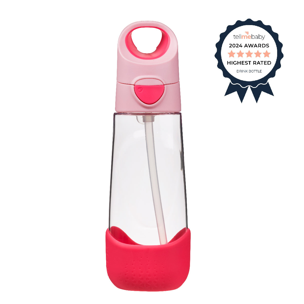 600ml Tritan Drink Bottle - flamingo fizz