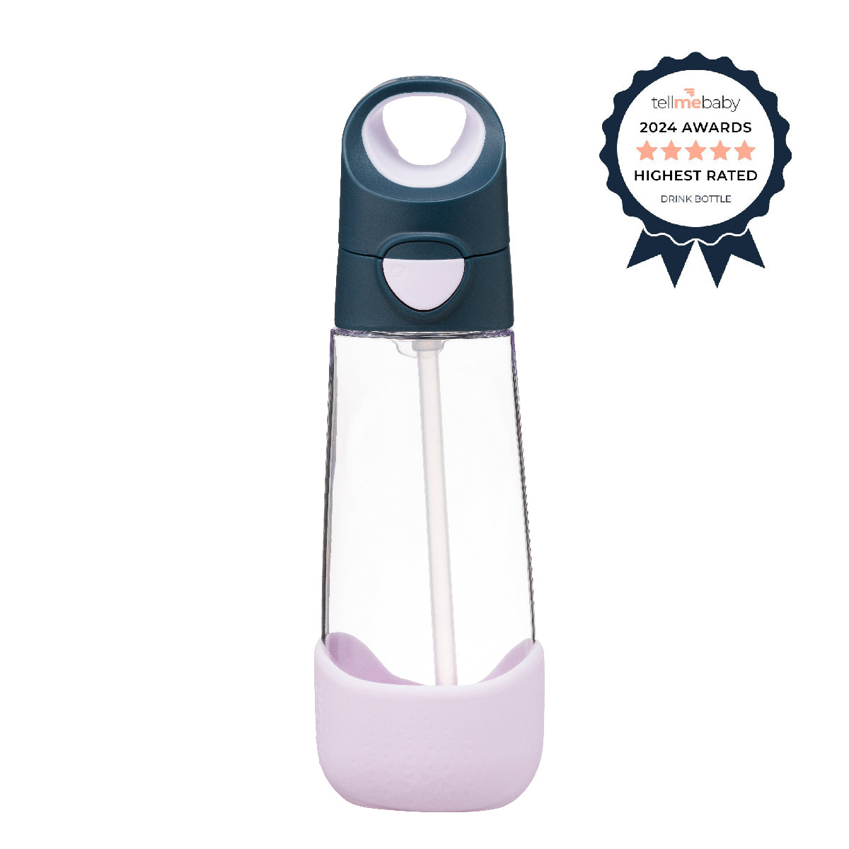 600ml Tritan Drink Bottle- indigo rose