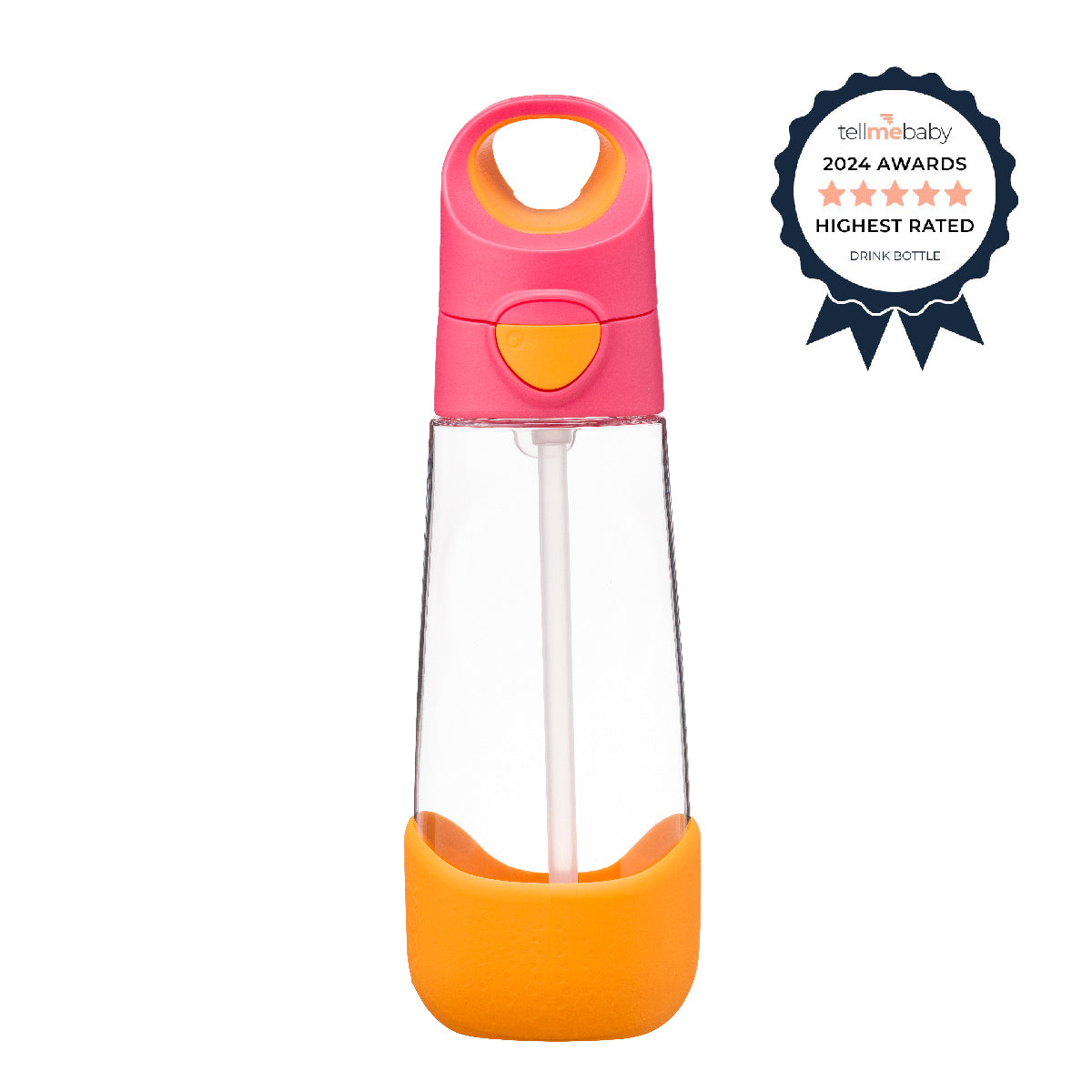 600ml Tritan Drink Bottle - strawberry shake